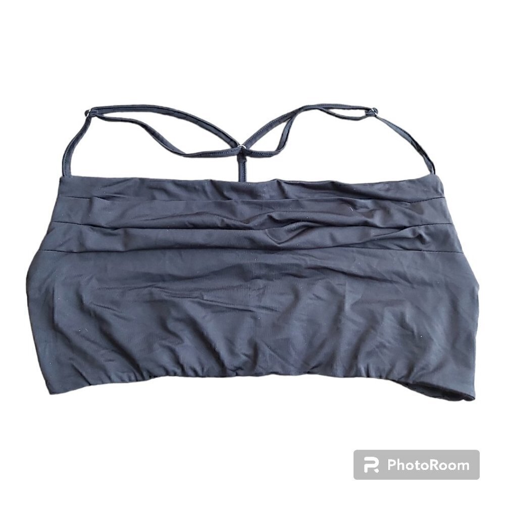Xinfsh Women's Black Rouged Crop Top - Polyester/Elastane Blend, Spaghetti Racer